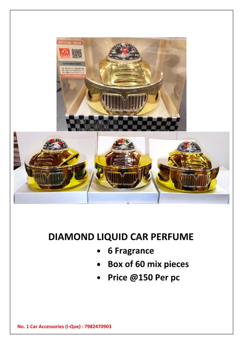GLIMPSE POTLI CAR PERFUME (With refill and dropper)