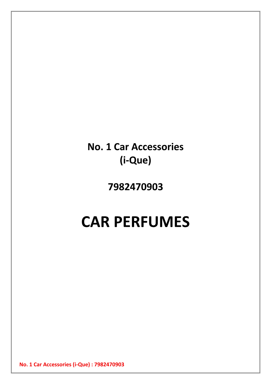 Perfumes PERF-001